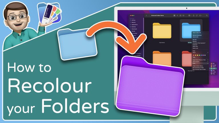 Recolour your Folder Icons in Two Clicks