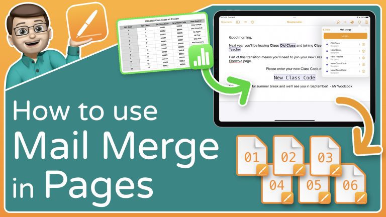 How to use Mail Merge in Pages for iPad