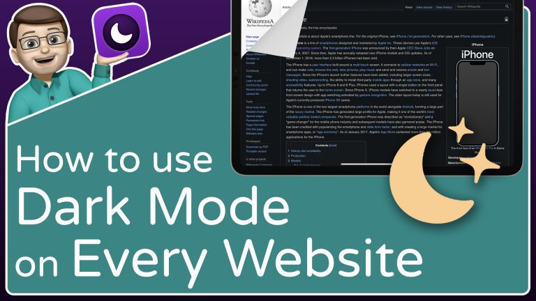 How to use Dark Mode on Every Website in Safari