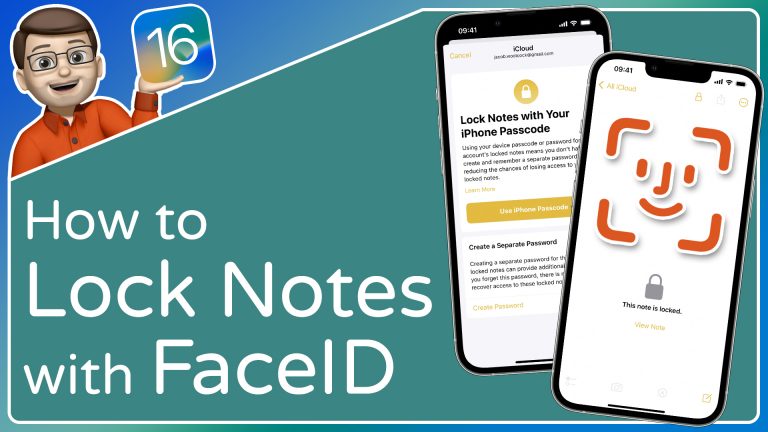 How to Lock a Specific Note with FaceID