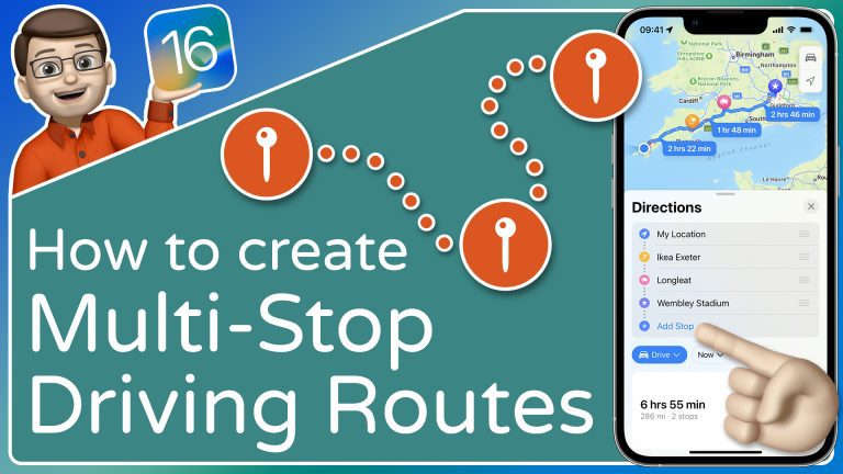 Creating Multi-Stop Routes in Maps