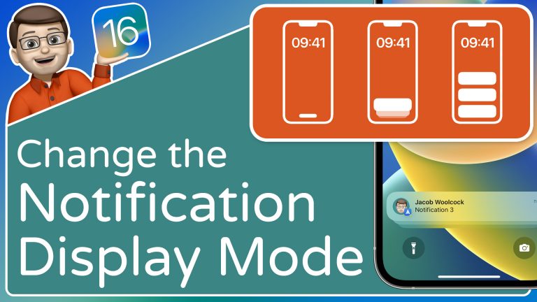 Change your Notification Display Mode