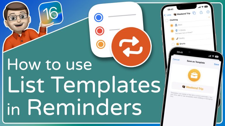 Create and Re-Use a Reminders Template List