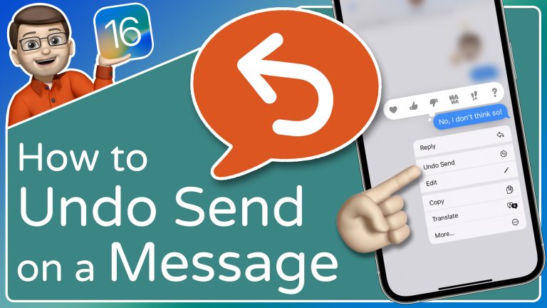 How to Undo Send and Delete an iMessage