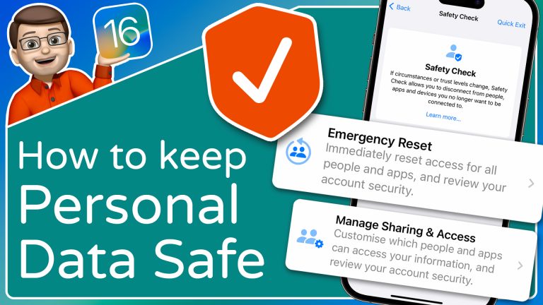 Keep your Data + Apps Secure with Safety Check